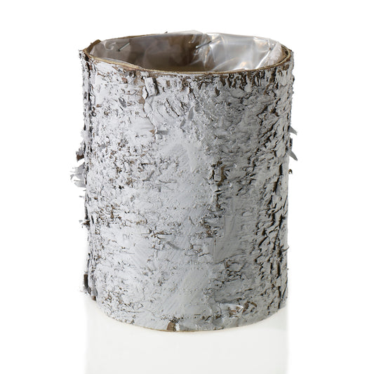 White Birch Cylinder and Bowl