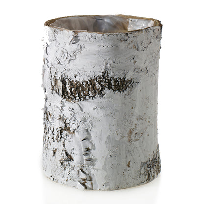 White Birch Cylinder and Bowl