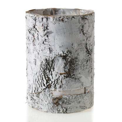 White Birch Cylinder and Bowl