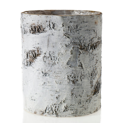 White Birch Cylinder and Bowl