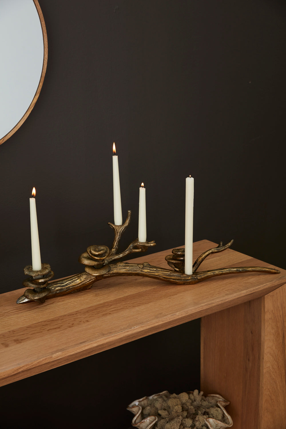 Oyster Mushroom Candleholder