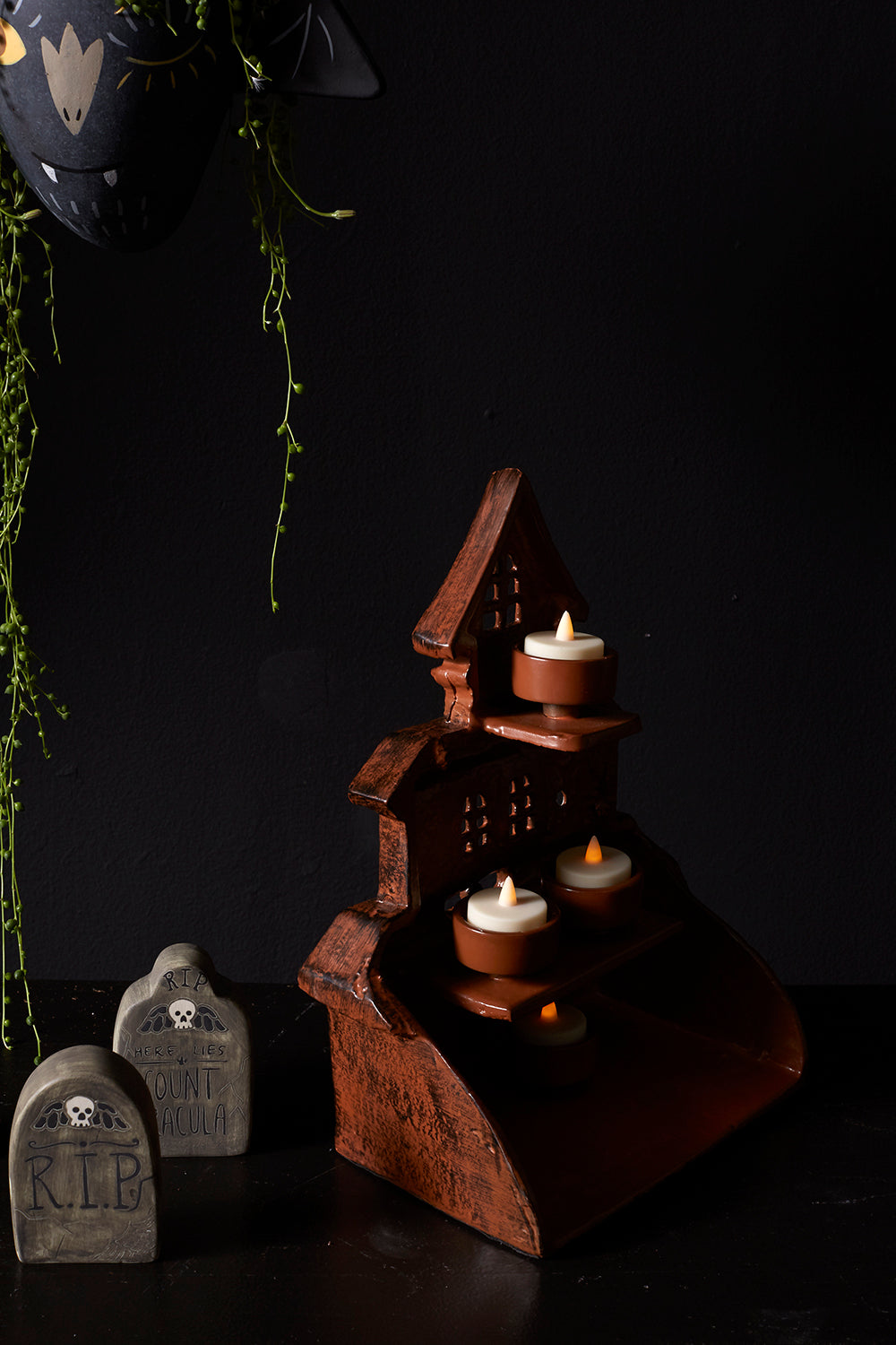 Haunted House Candleholder