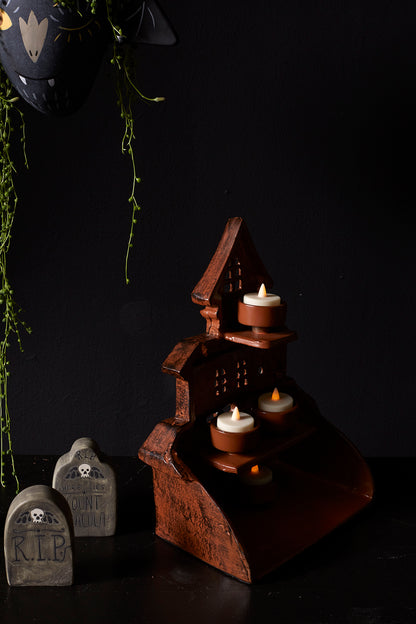 Haunted House Candleholder