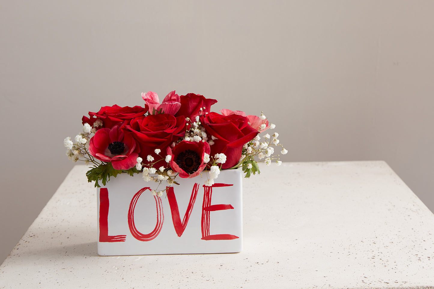 Painted Love Planter