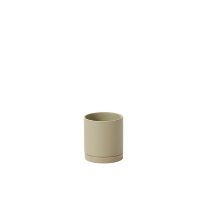 Romey Neutral Pot with Saucer