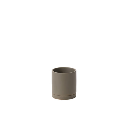 Romey Neutral Pot with Saucer