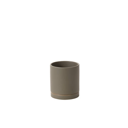 Romey Neutral Pot with Saucer