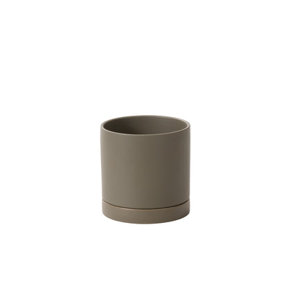 Romey Neutral Pot with Saucer
