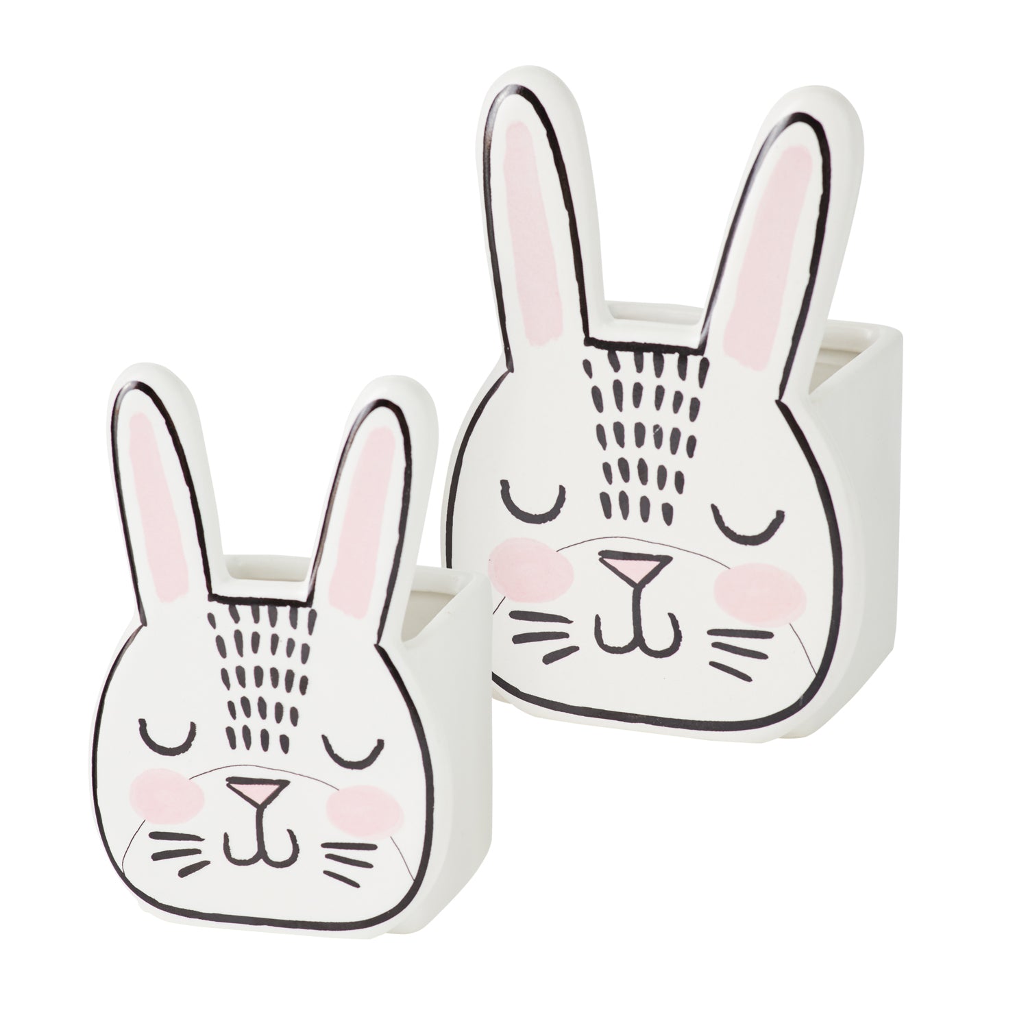 Bashful Bunny Pot