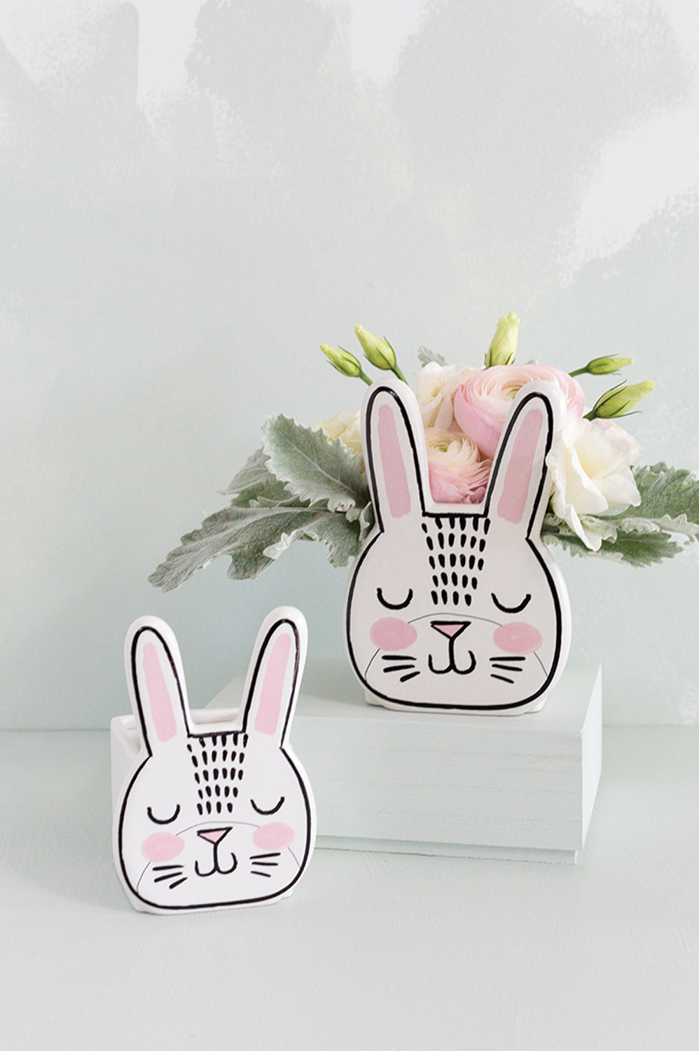Bashful Bunny Pot