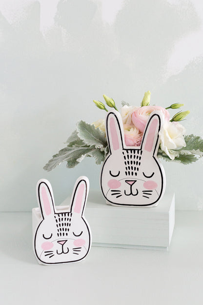 Bashful Bunny Pot