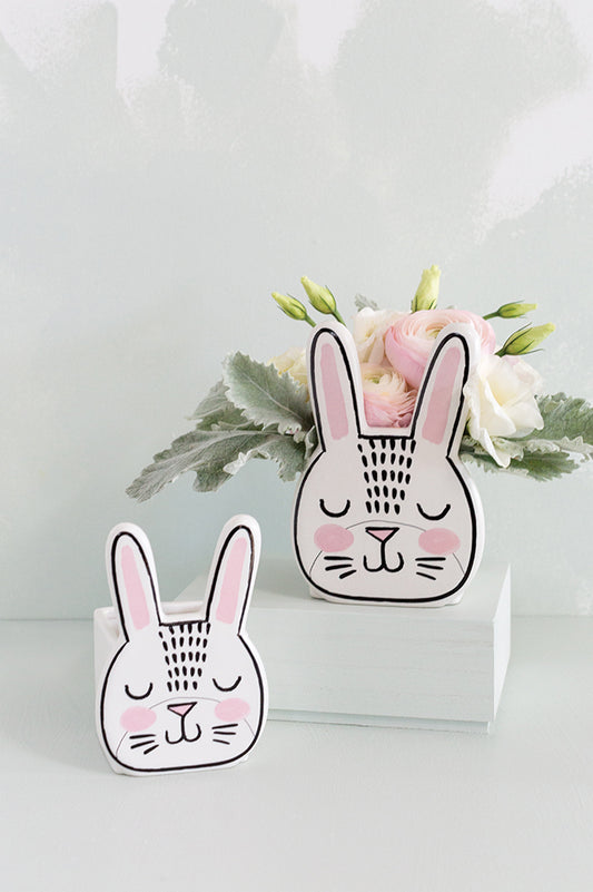 Bashful Bunny Pot