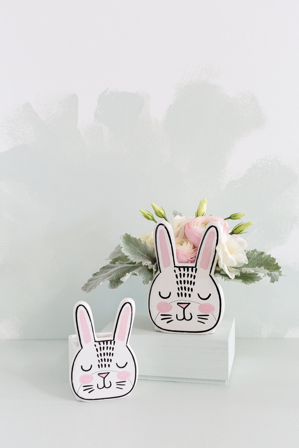 Bashful Bunny Pot