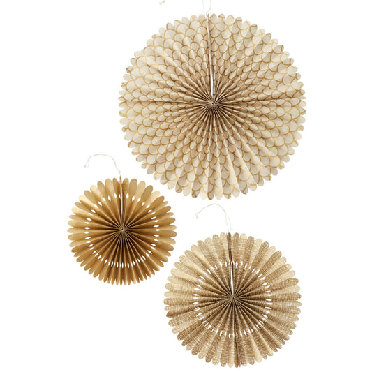 Burnished Paper Fan