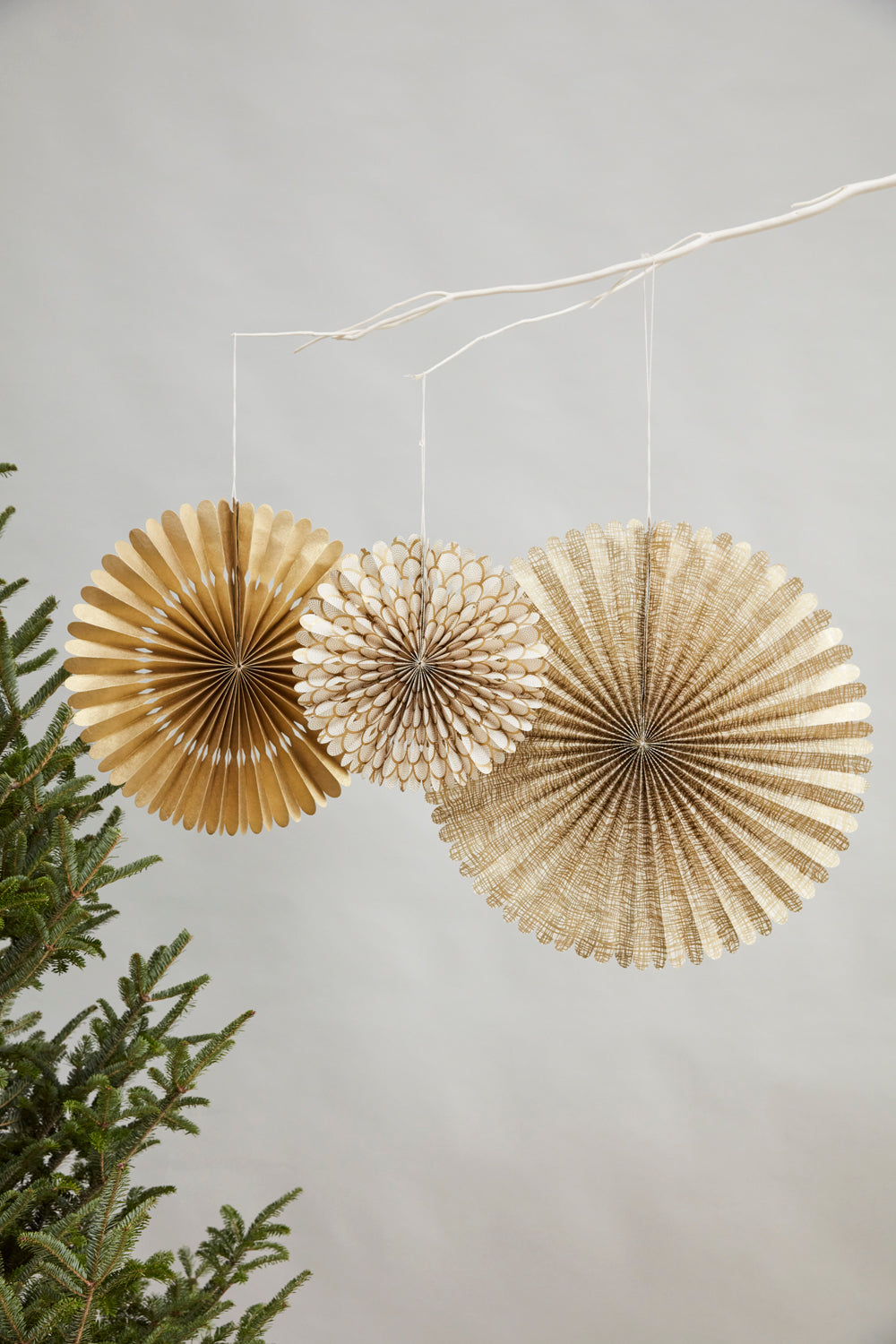 Burnished Paper Fan