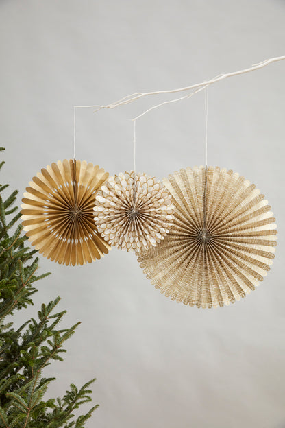 Burnished Paper Fan