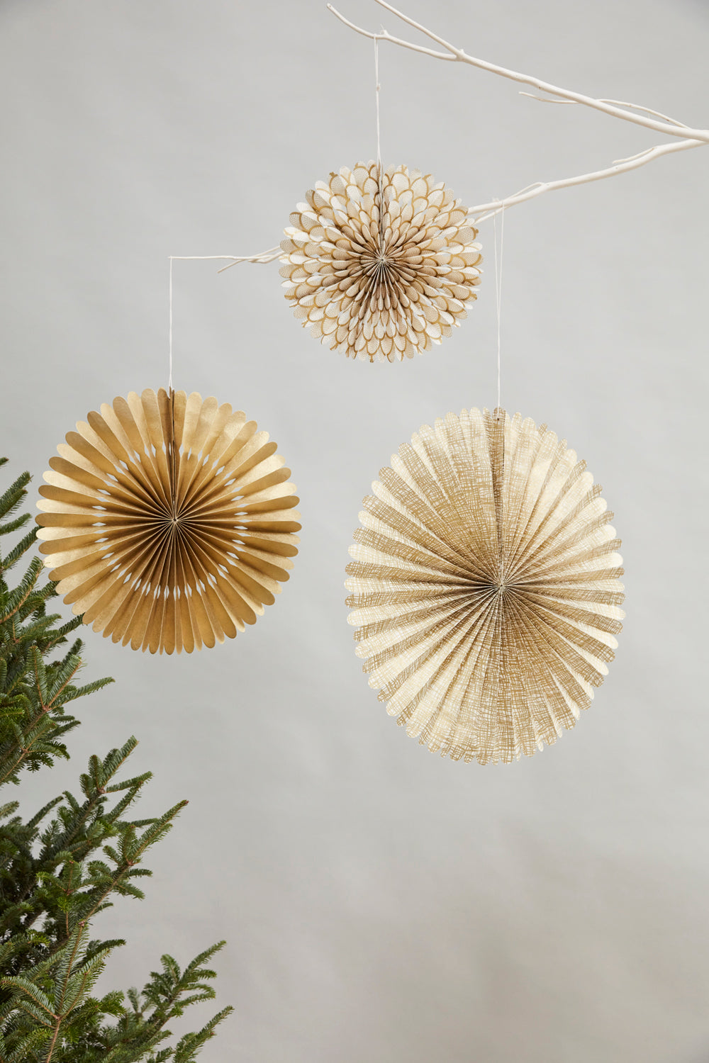 Burnished Paper Fan