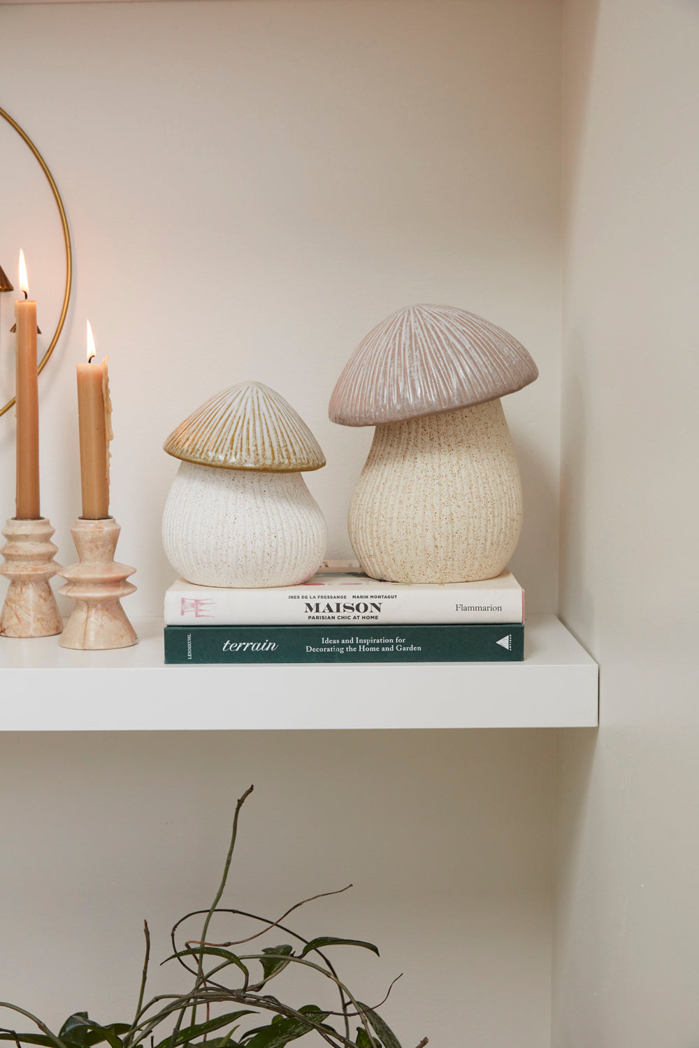 Capped Mushroom Canister