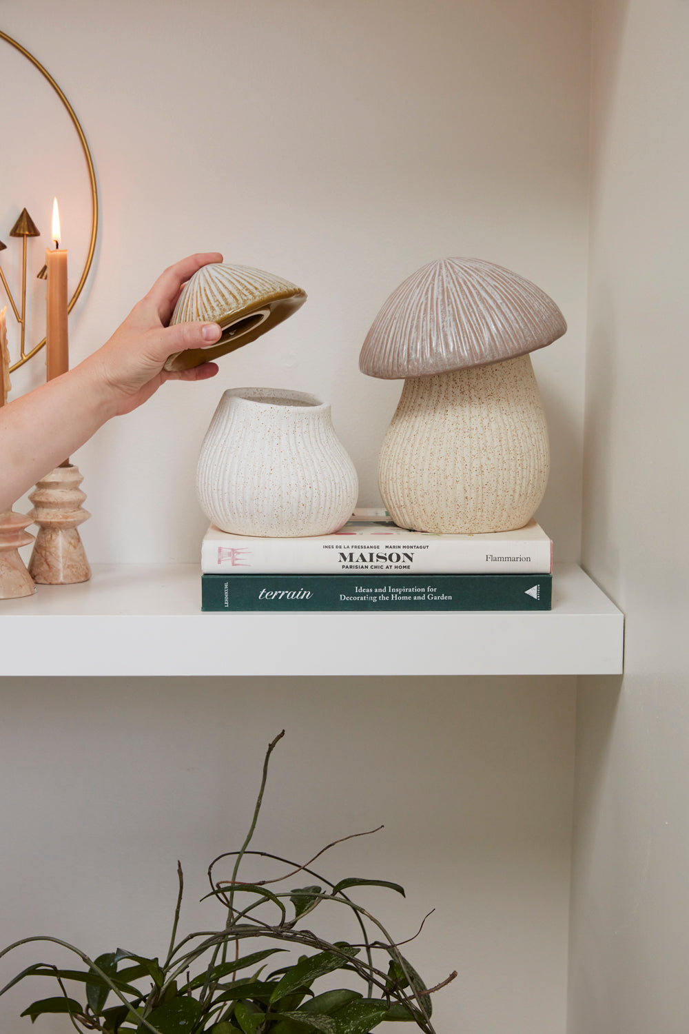 Capped Mushroom Canister