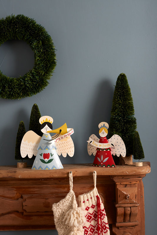Caroling Angel Figurine