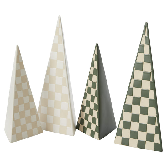 Checker Tree Figurine
