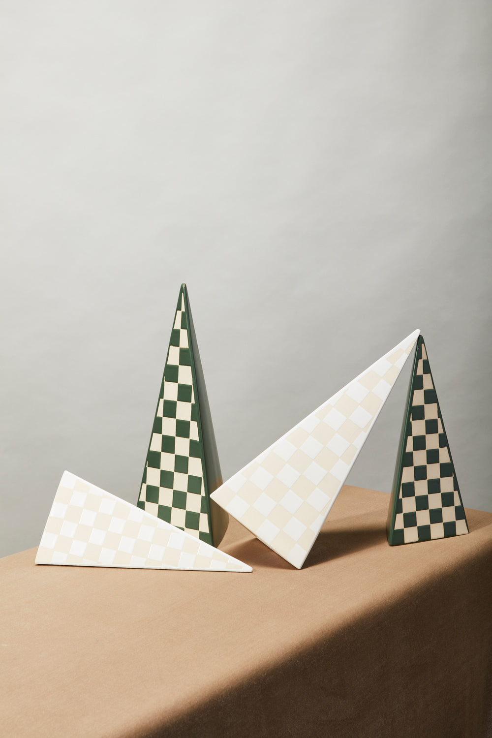Checker Tree Figurine