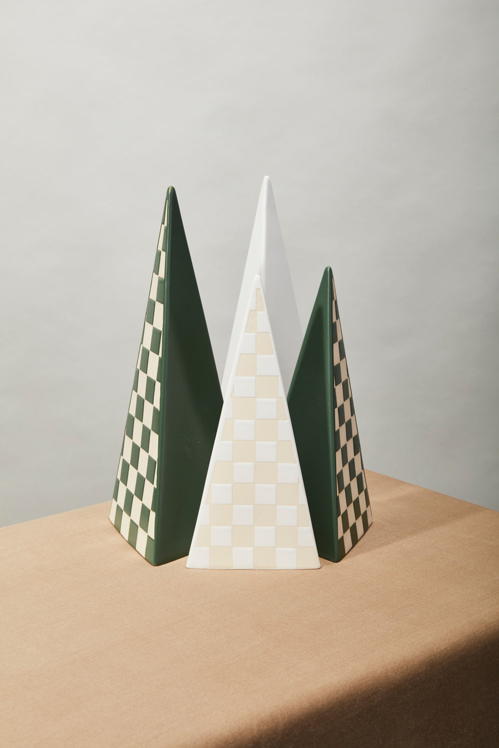 Checker Tree Figurine