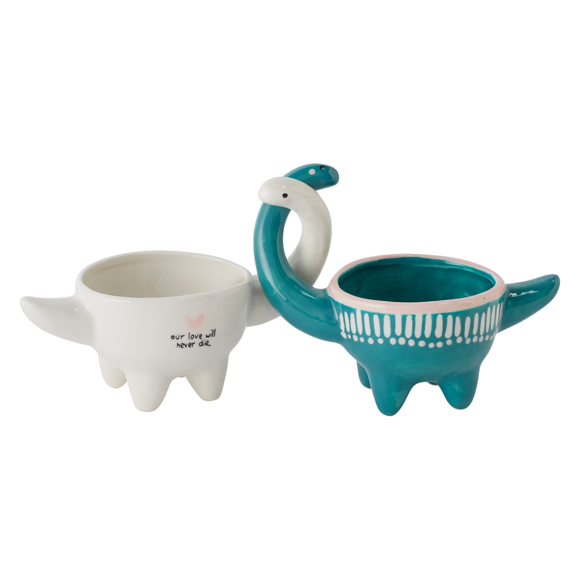 Dino Love Pots - Set of 2