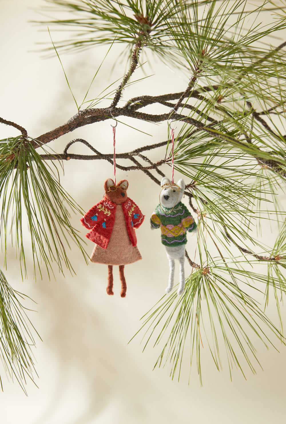 E + E Fuzzy Friends Ornament