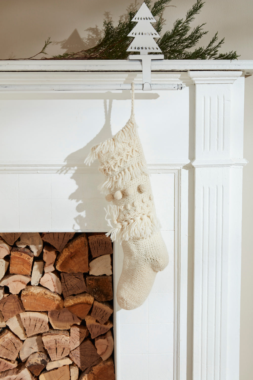 Hand Knit Stocking