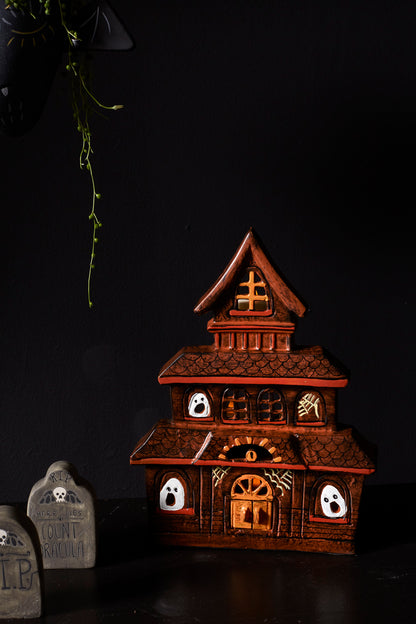 Haunted House Candleholder