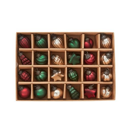 Jolly Minis Ornaments - Set of 24