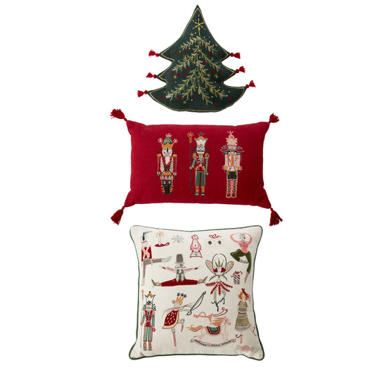 Nutcracker's Waltz Pillow Collection