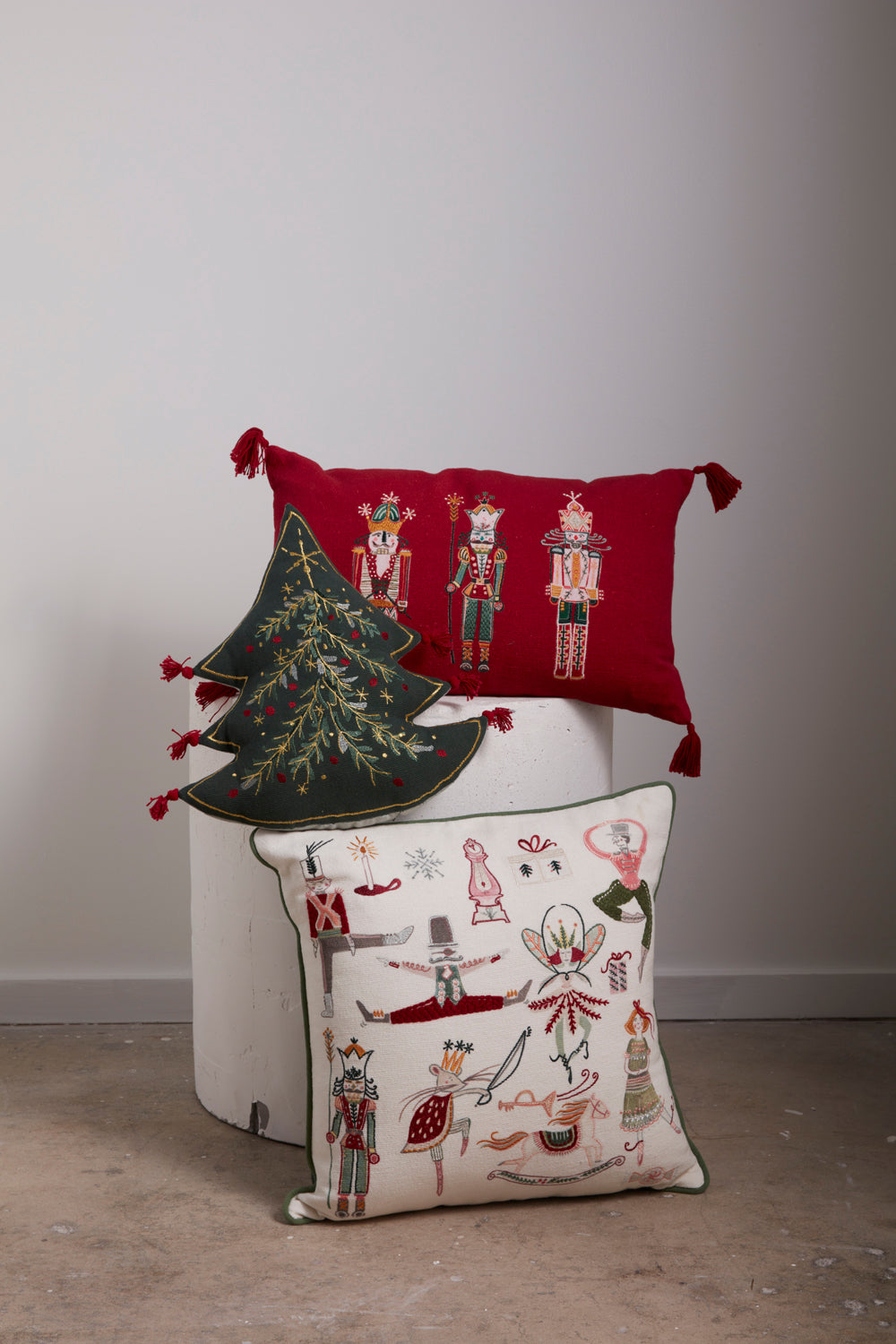 Nutcracker's Waltz Pillow Collection