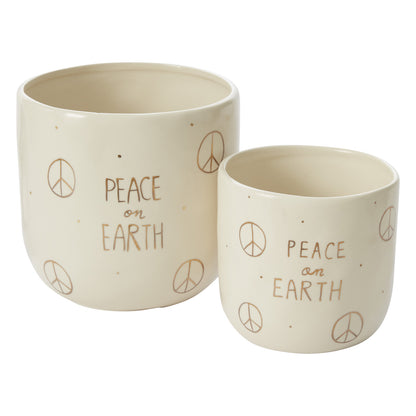 Peace on Earth Pot