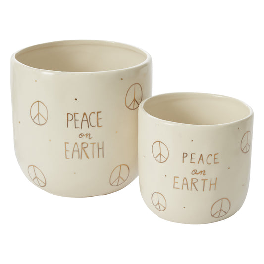 Peace on Earth Pot