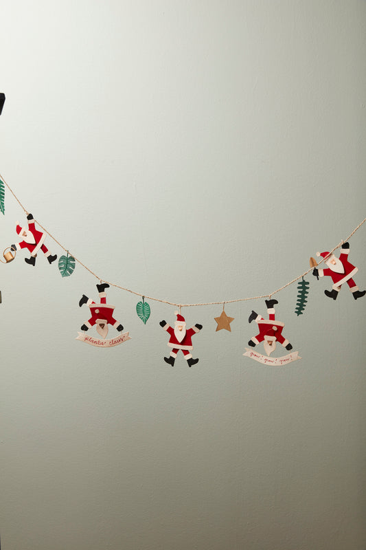 Plantshop Santa Garland