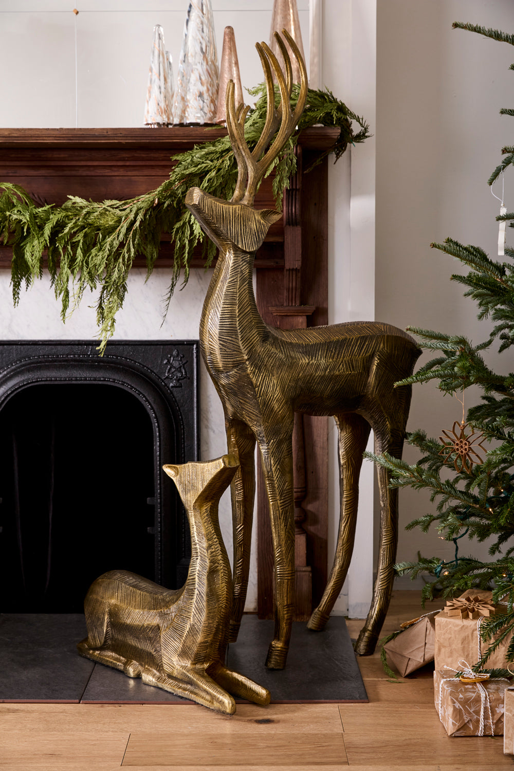 Prancer Reindeer Statue