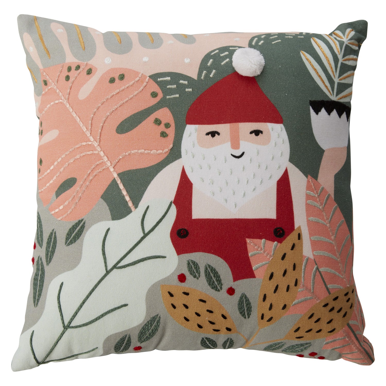 Proud Plant Santa Pillow