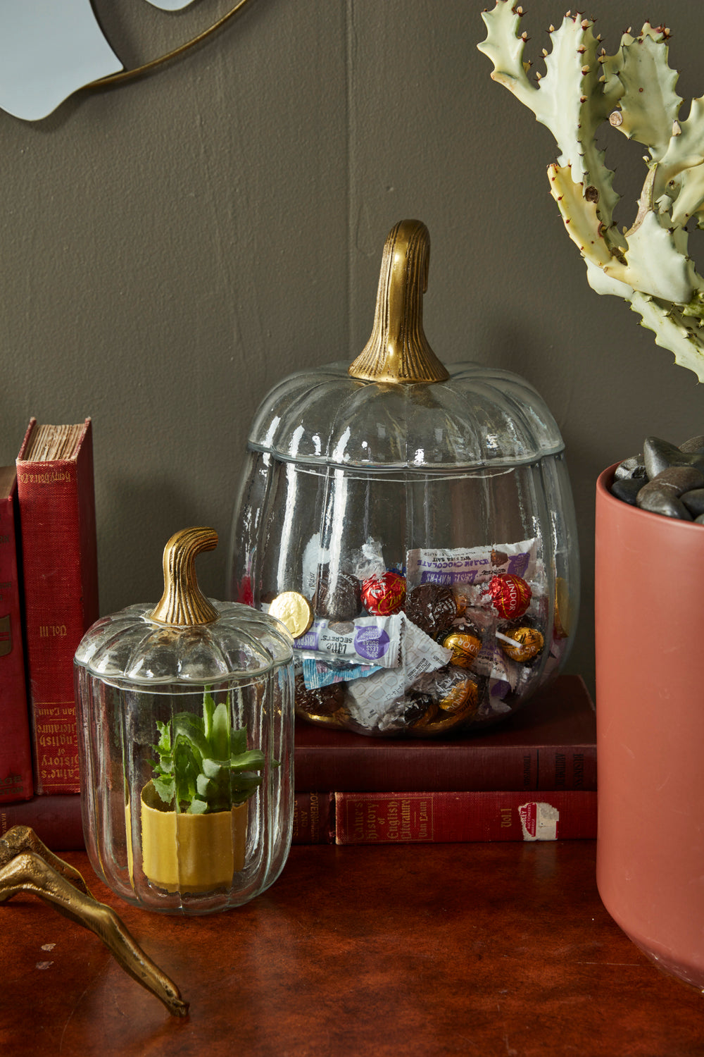 Translucent Pumpkin Terrarium