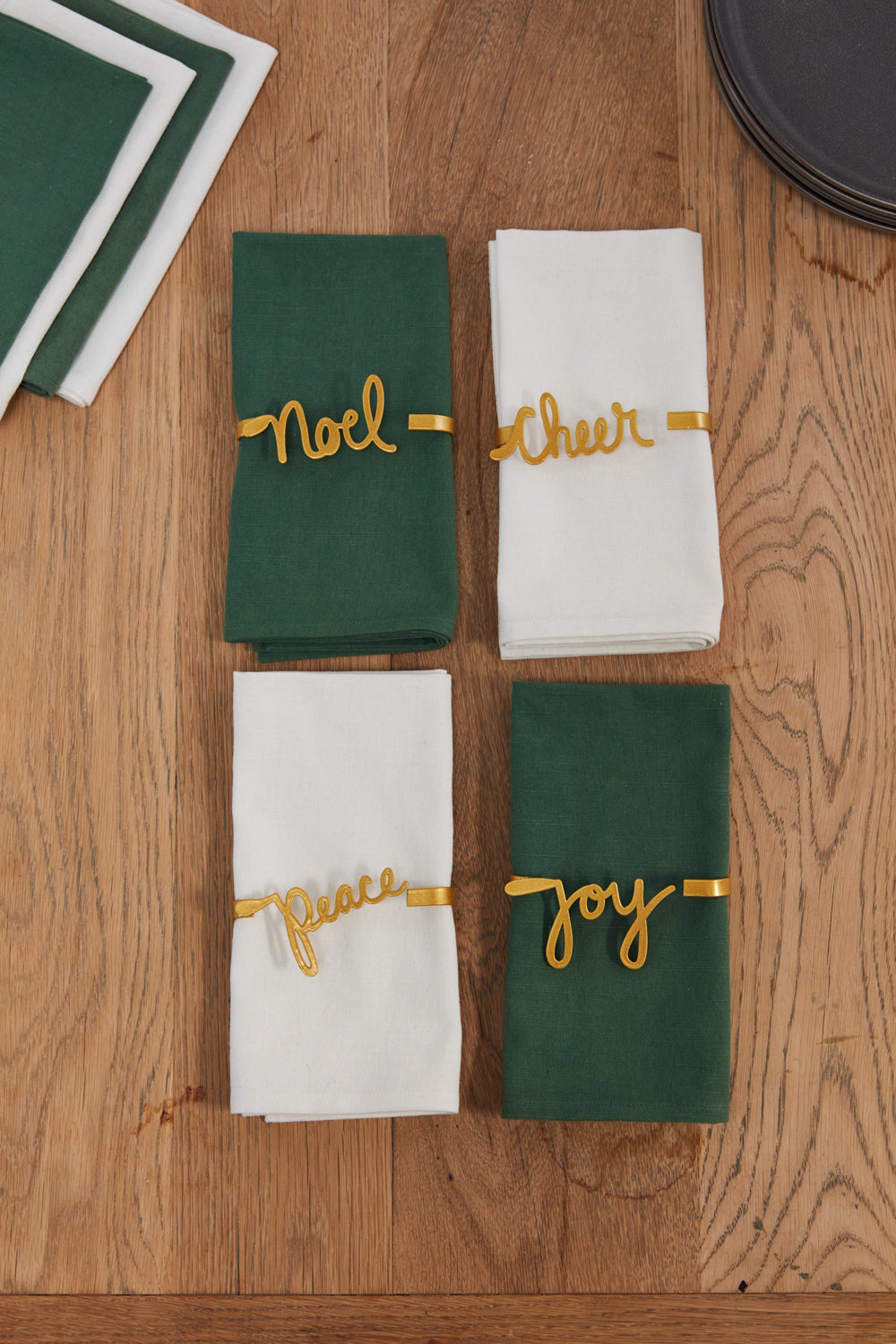 Season's Reasons Napkin Holder - Set of 4