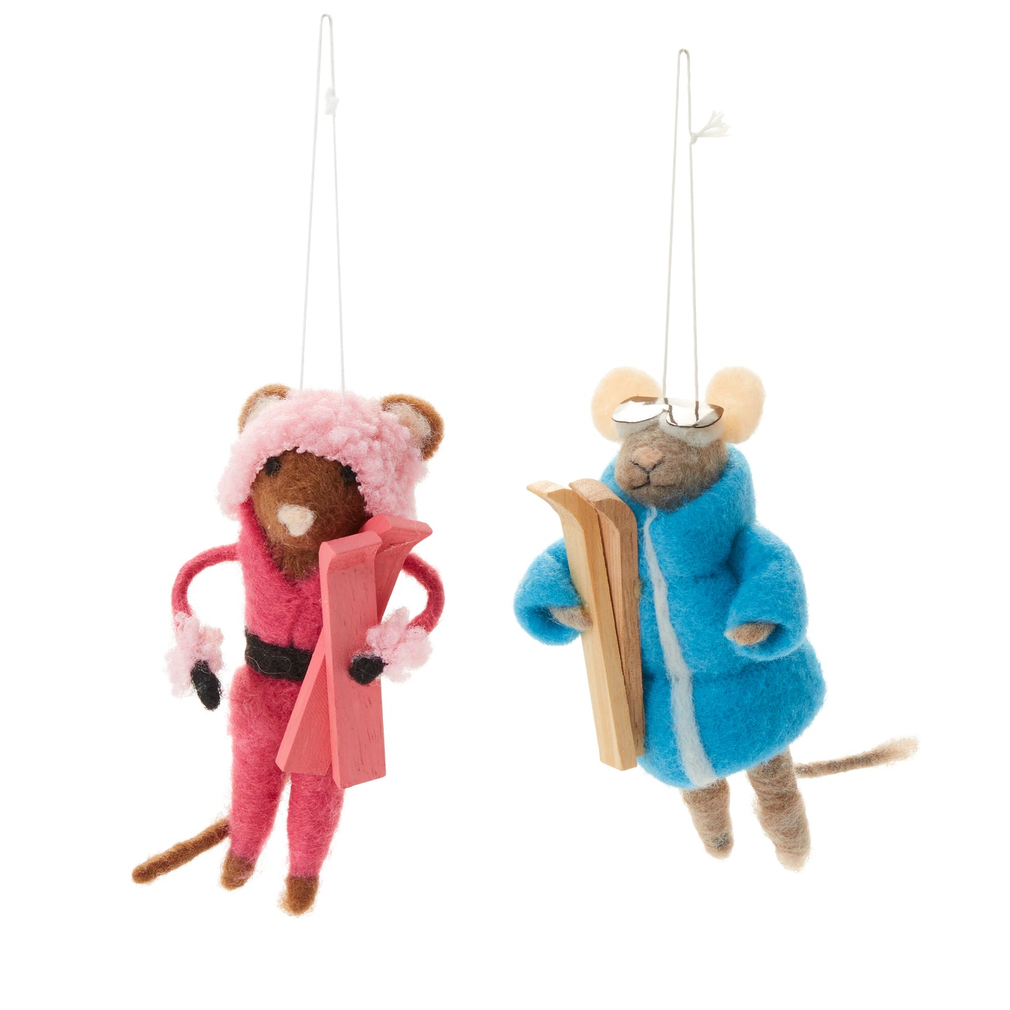 Ski Mouse Ornament