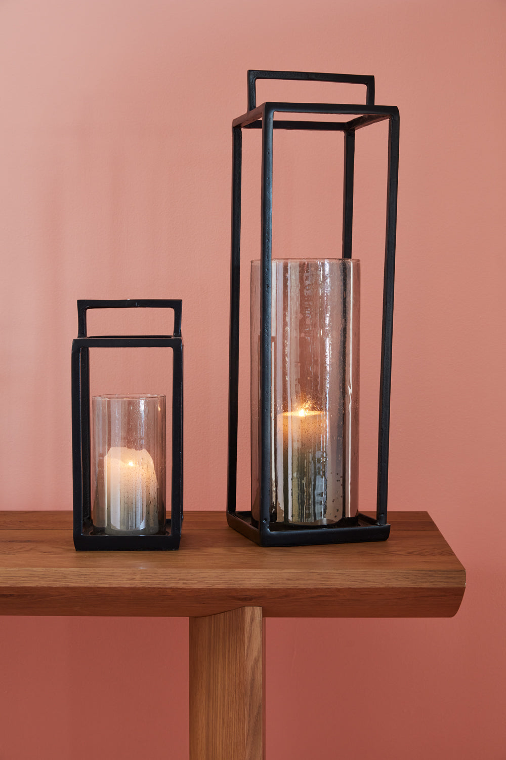 Smoky Glass Lantern