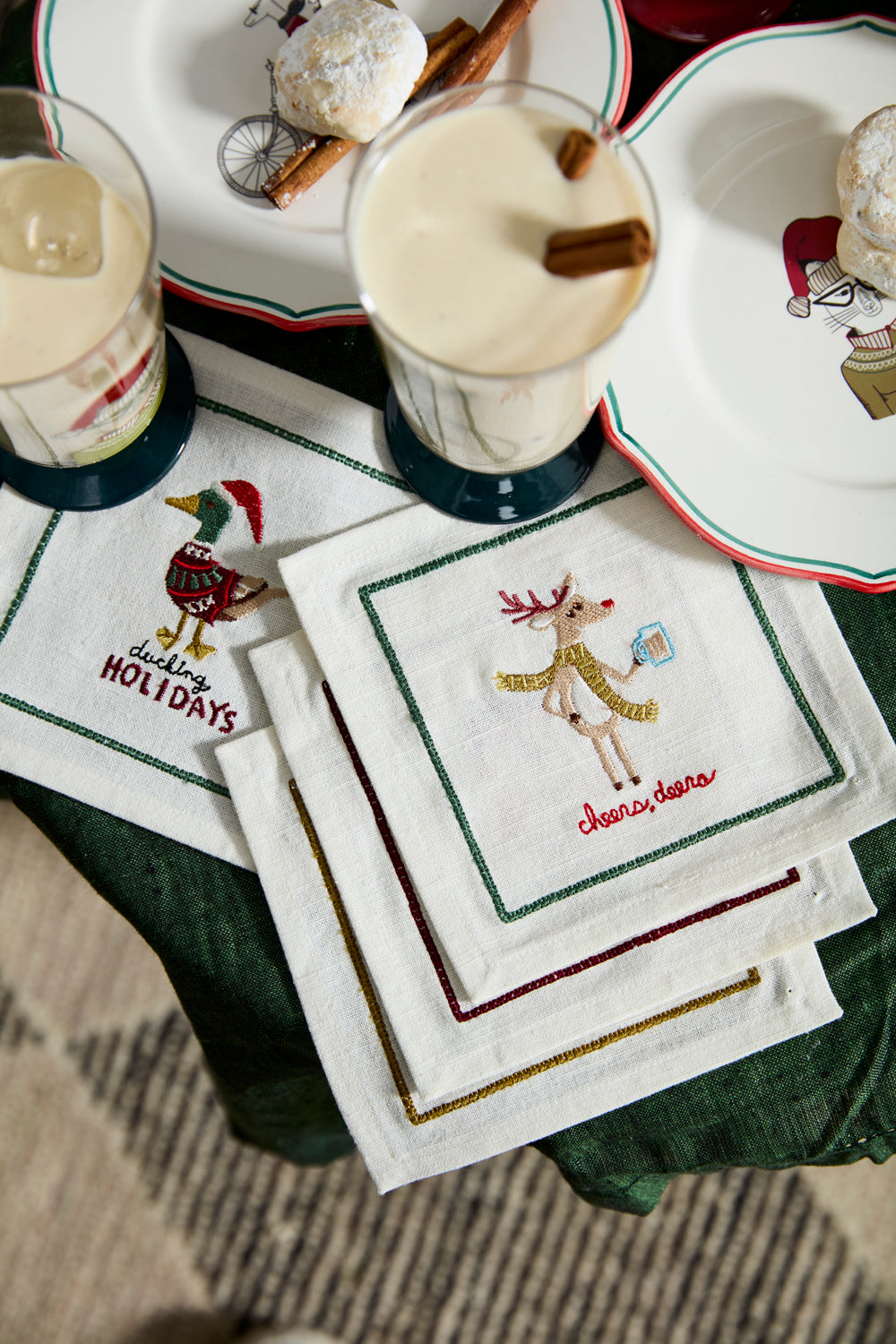 Tipsy Critters Cocktail Napkin